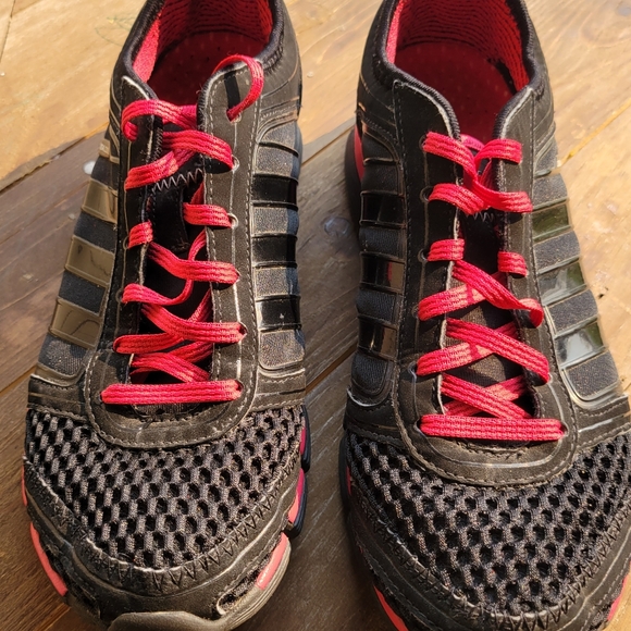 Adidas climacool black & pink size 8 womans - Picture 2 of 7